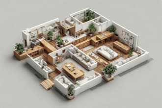 create sketchup 3d models and realistic vray renders