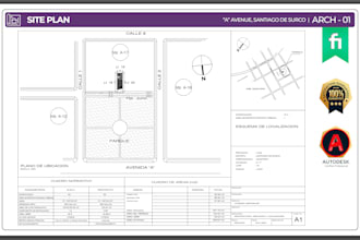 make site plan, plot plan of your property for city permit very fast