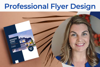 create a professional flyer to promote business or service