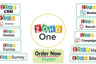 do zoho books, people, CRM, salesiq, forms, recruit, etc