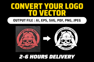 convert logo to vector, make transparent background