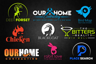 do elegant minimalist 2d 3d logo design