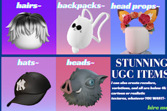 create stunning ugc items for you