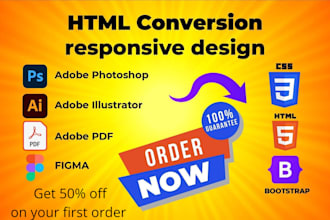 web programmer, convert your PSD, PDF, and files to HTML