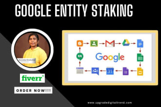 provide google entity staking and web 2