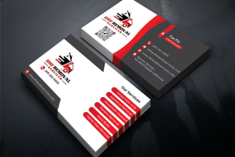 do junk removal and pressure washing business card