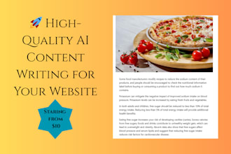 write ai content for your website, article and blogs