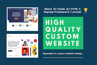 develop your custom website