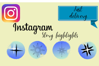 professional high quality ig story icons