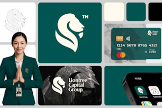 design a professional modern silhouette logo for company