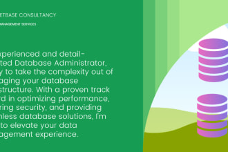 database administrator postgresql, oracle and mysql