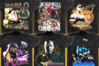 custom design a 90s vintage bootleg rap for your tee shirt