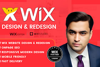 design or redesign your wix studio website