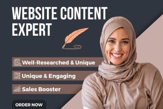 help you write SEO website content and copywriting that converts