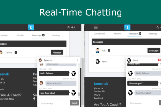 build live chats, chatbots and real time social media platform