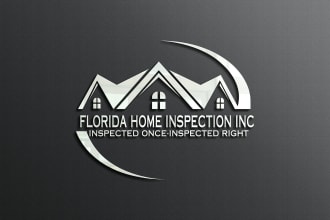 design real estate plumbing construction property roofing logo