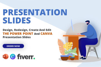 make catchy powerpoint and canva presentation slides