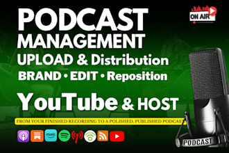 professional podcast management for authors and coaches