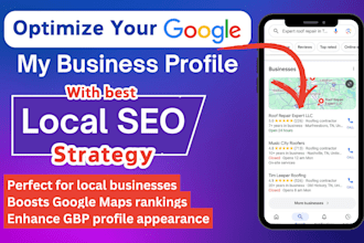 do local SEO and gmb optimization to improve your gmb ranking