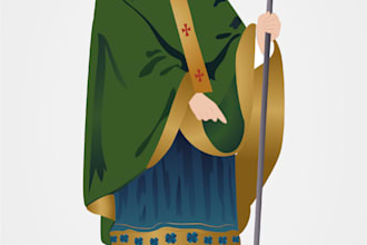 draw a religious character for your project