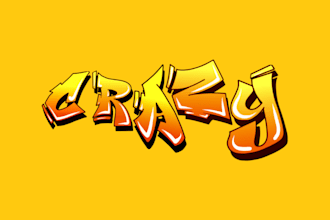 do premium custom graffiti art , tshirt design