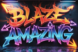 create custom graffiti art designs and murals