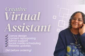 be your reliable creative personal virtual assistant
