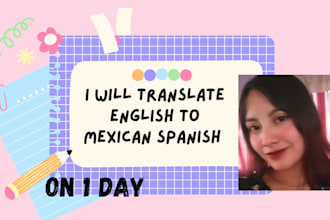translate from english to mexican spanish