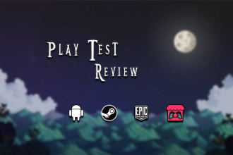 thoroughly test and review your games