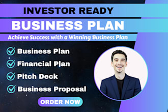 write an investor ready business plan and financial plan