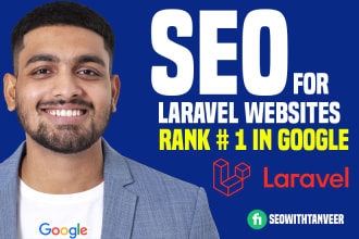 do SEO for laravel, codeigniter, react, angular, wordpress