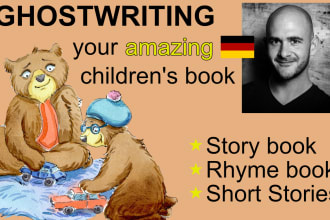 ghostwrite your successful childrens book in german