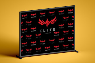 design custom backdrop banner or step and repeat banner