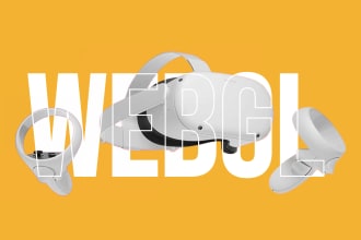 make interactive 3d web app with webgl, three js, verge 3d and r3f