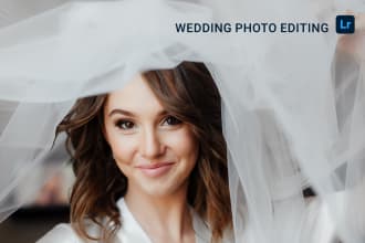 professionally edit your wedding photos in adobe lightroom