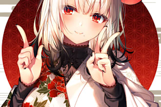 draw anime or fanart illustration for you