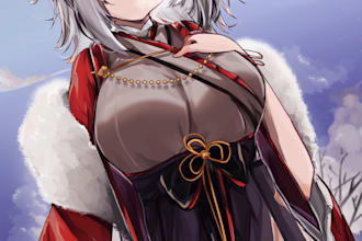 create high quality anime artwork