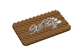 convert 2d logo in step stl 3d printing file