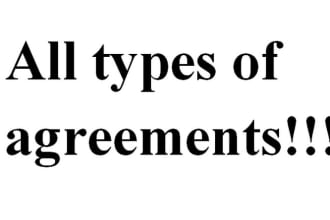 privide legal services in commercial law,drafting agreements