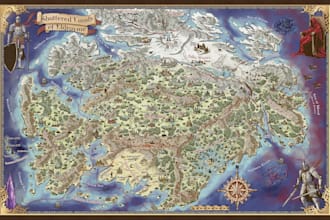 create maps for your book or game
