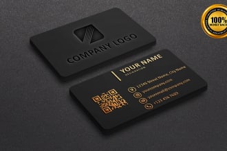 do outstanding unique business card design  and print ready layout