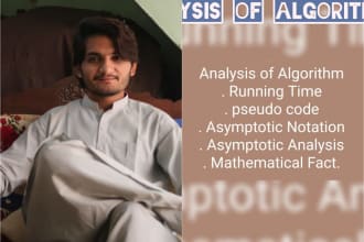 help analysis of algorithm and data structure