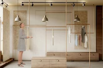 design your retail shop, coffee shop or any shop