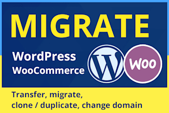 move, transfer or migrate wordpress website in 24 hours
