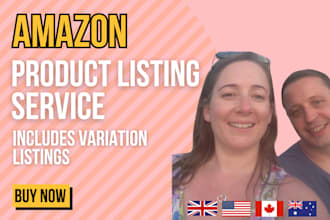create amazon variation listings