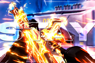 make an amazing valorant thumbnail