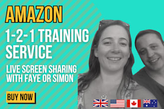 provide amazon fba 1 to 1 training with live screen sharing