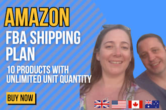 create an fba shipping plan fulfilled by amazon