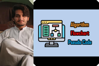 design your flowchart and pseudocode from code and scenarios