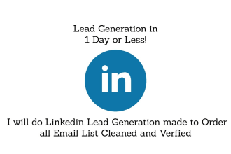 do linkedin lead generation and email finding